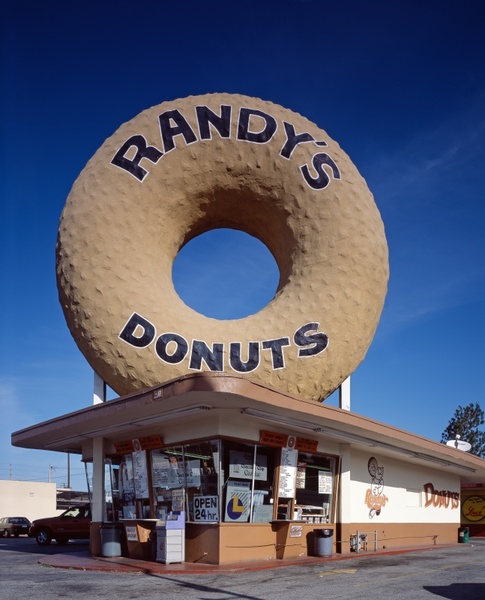 donut randy's donuts shop