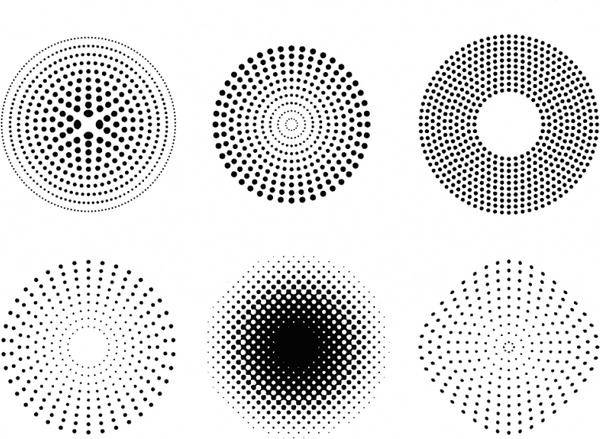 Dots and Halftone Pattern 