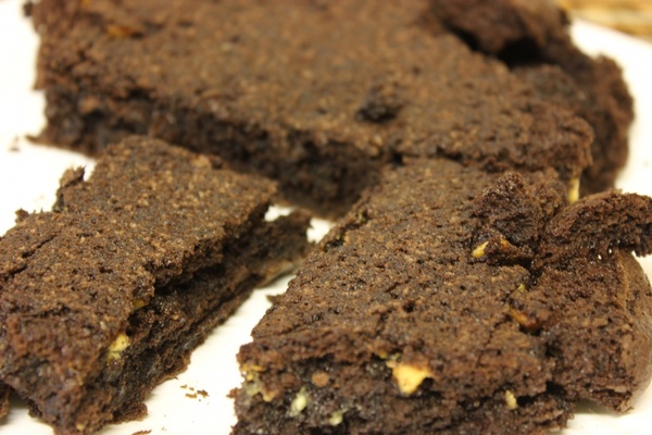 double choc chip brownies