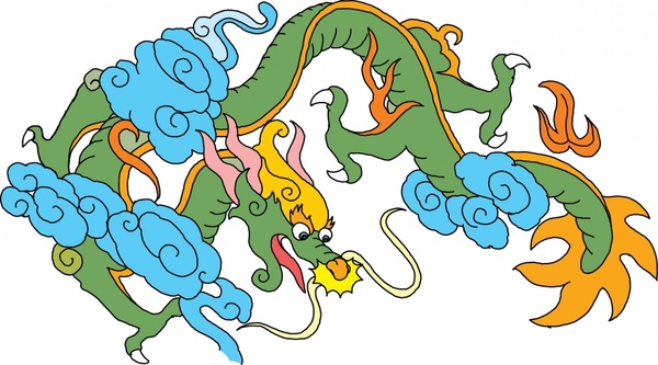 Dragon vector Free vector in Adobe Illustrator ai ( .ai ) vector