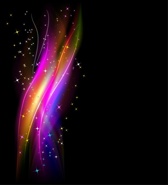 abstract background colorful sparkling dynamic light effect decor