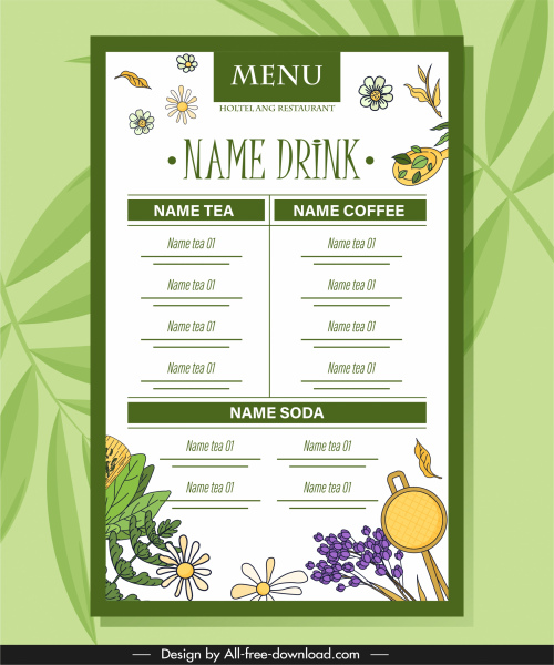 Restaurant menu cover design vectors free download 8,431 editable .ai .eps  .svg .cdr files