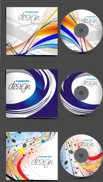 dynamic cd covers vector