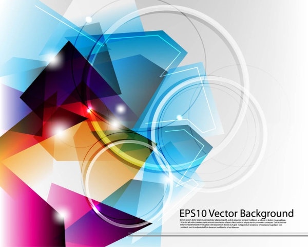 Dynamic Colorful Abstract Elements 04 Vector Free Vector In
