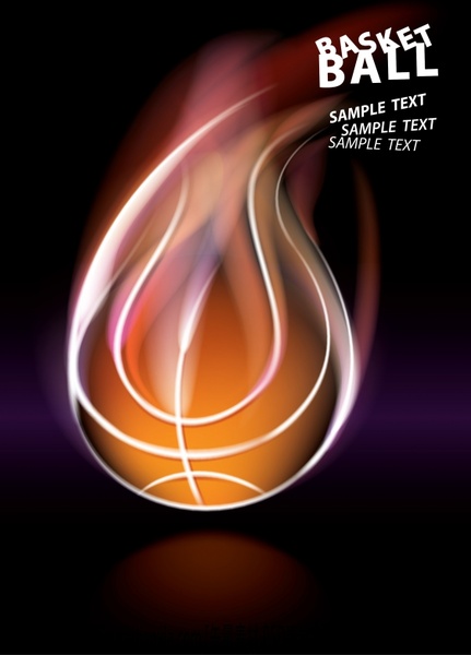 basket ball banner speedy dynamic design