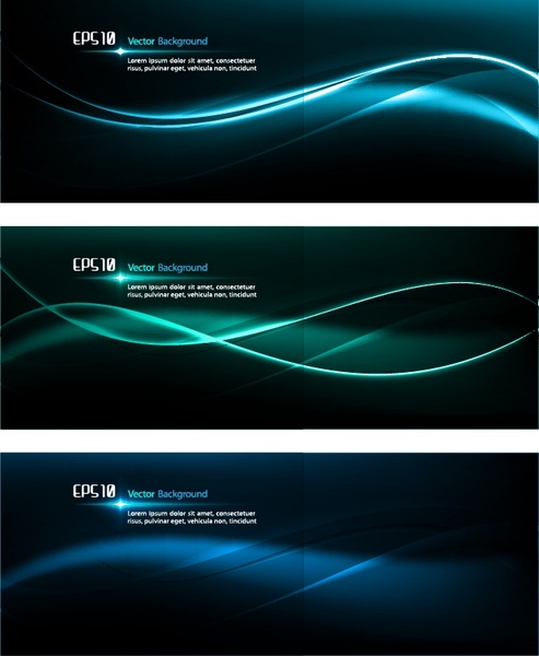 decorative background templates glossy curved light decor