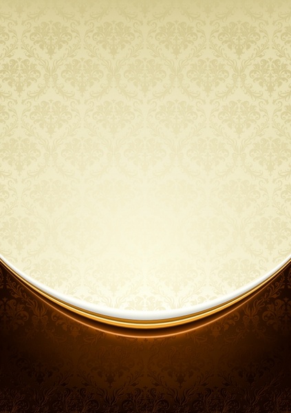 decorative background elegant golden decor classical pattern
