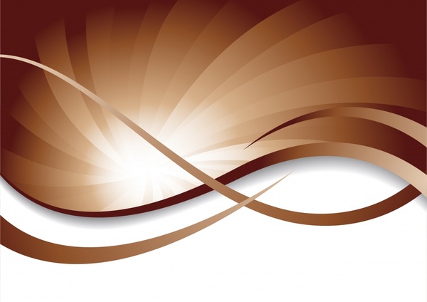decorative abstract background shiny dynamic brown white swirl