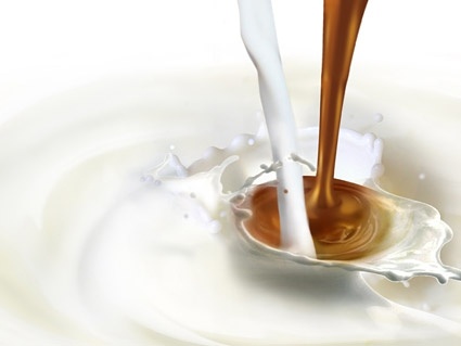 dynamic milk and coffee picture
