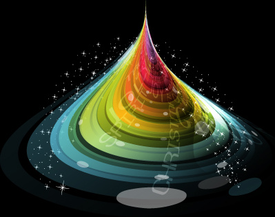 dynamic rainbow backgrounds vector