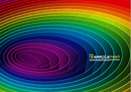 dynamic rainbow backgrounds vector