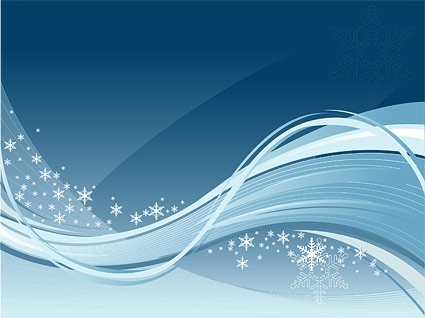 dynamic winter vector background