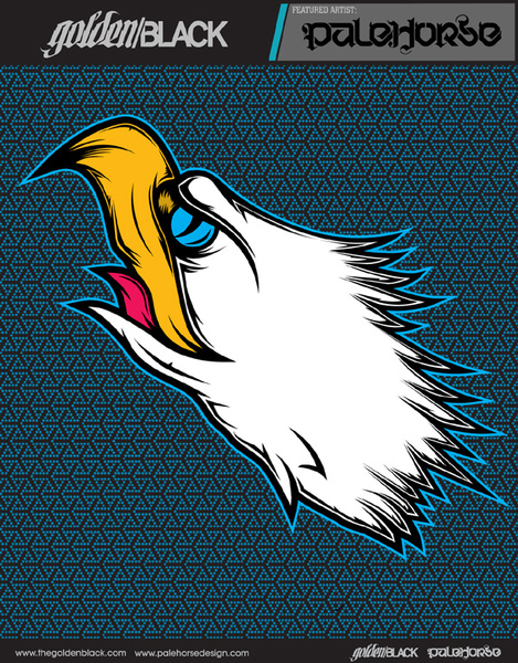 eagle head vector illustration
