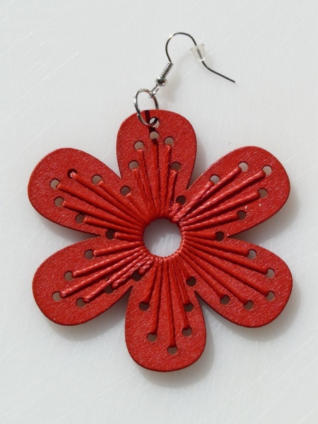 earrings jewellery red