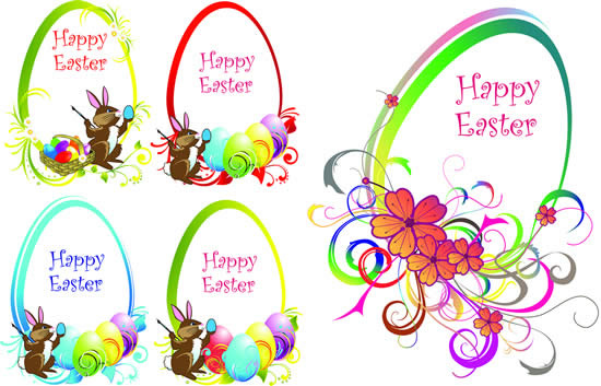 Download Easter border vector Free vector in Encapsulated ...