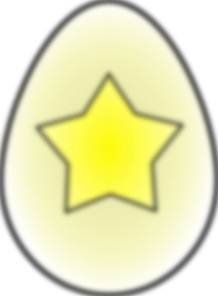 Easter Egg Star clip art
