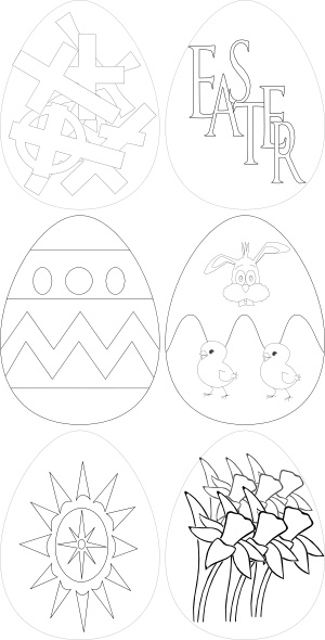 Easter Eggs clip art