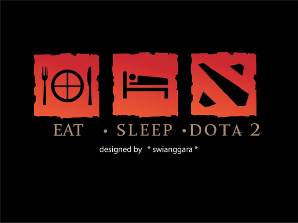 eat sleep dota 2