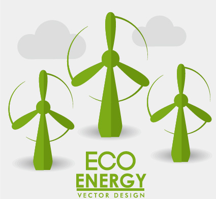 eco energy vector design template