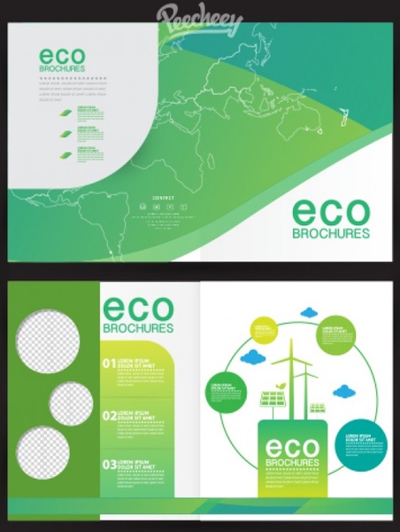 ecology brochures design