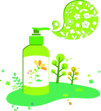 ecology objects illustration design vector