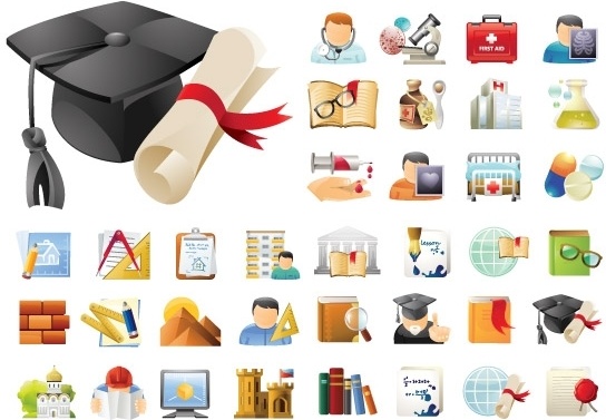 Education & Science 45 Icons Sets