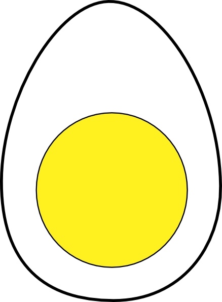 Egg White Yellow Protein clip art