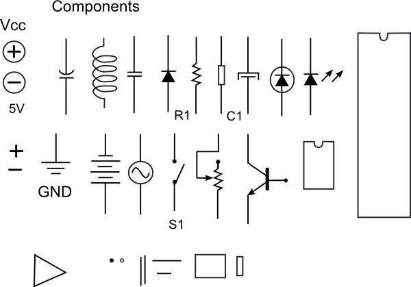 Electronic Components clip art