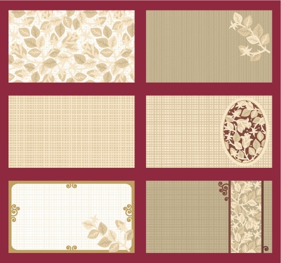 elegant card template vector roses theme