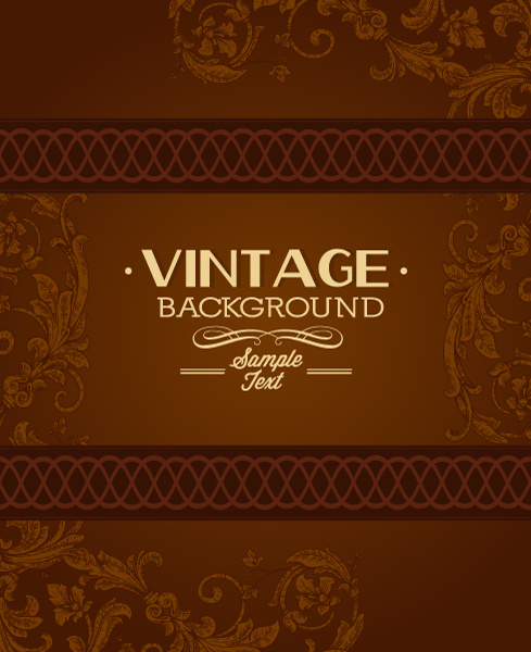 elegant vintage background set 