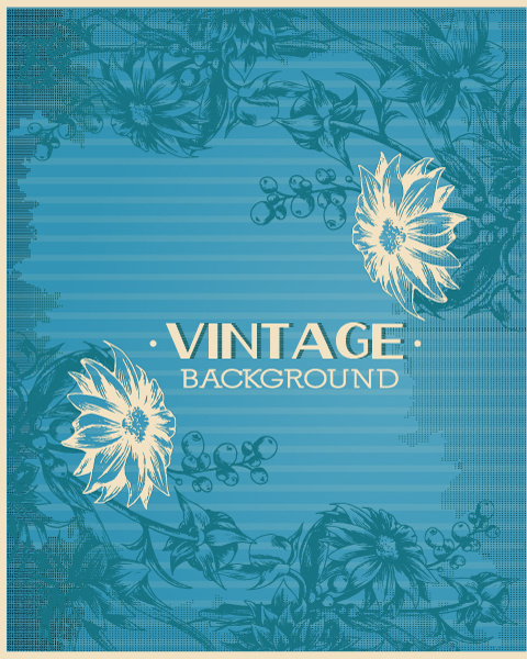elegant vintage background set 