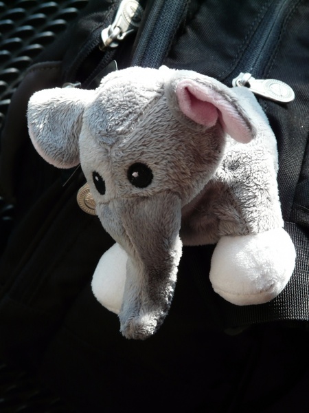 elephant stuffed animal fabric