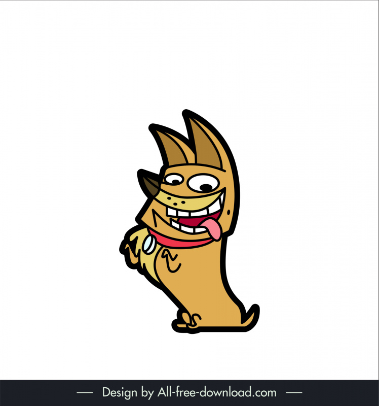 elizabeth ii queen s corgi dog in mr bean cartoon cartoon character icon cute funny handdrawn outine