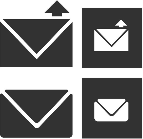 Email Icons Free Vector In Adobe Illustrator Ai Ai Vector