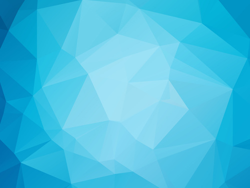 embossment triangular blue background vector 