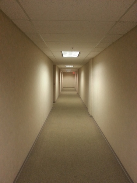 empty hallway office