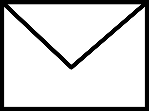 Envelope Closed B&W 