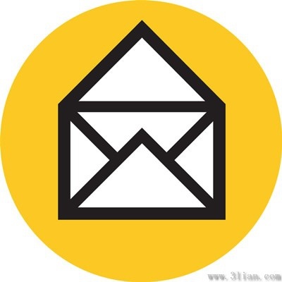 envelope icon vector 