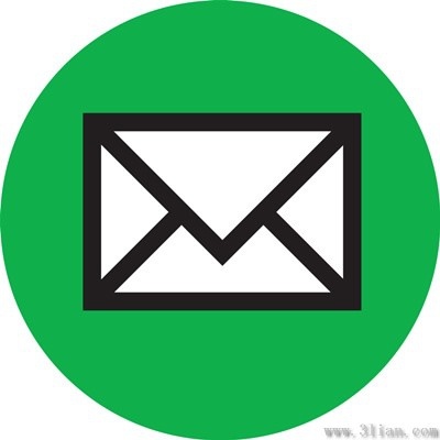 Download Envelope icon vector green background Free vector in Adobe Illustrator ai ( .ai ) vector ...