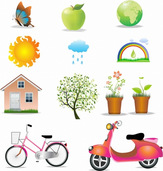  Environment Icon Set