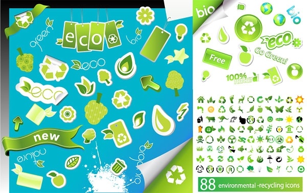 environmental icon vector series