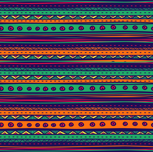 ethnic style tribal patterns graphics vector