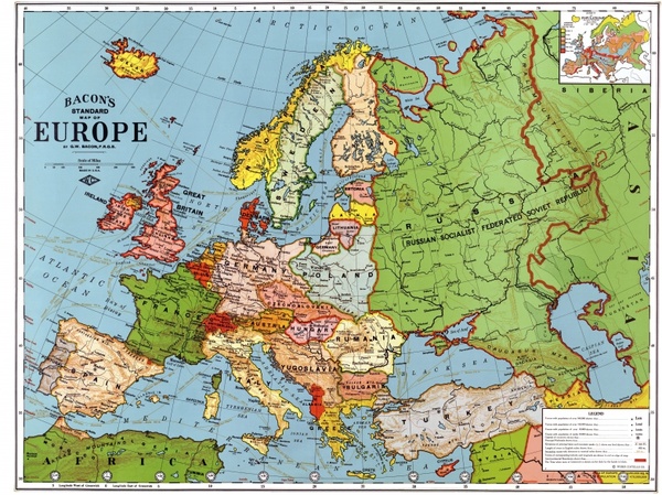 europe map 1923 