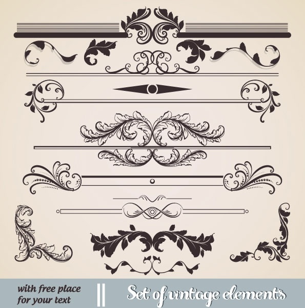 european classic lace pattern 02 vector