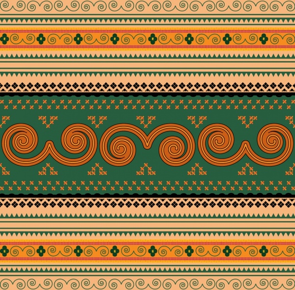 traditional fabric pattern classic symmetric seamless decor