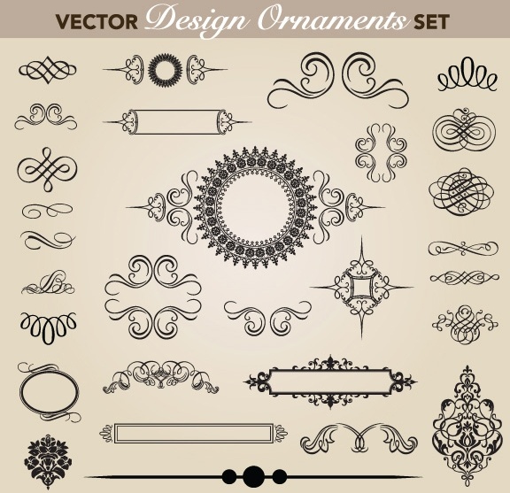 european pattern garland 05 vector 