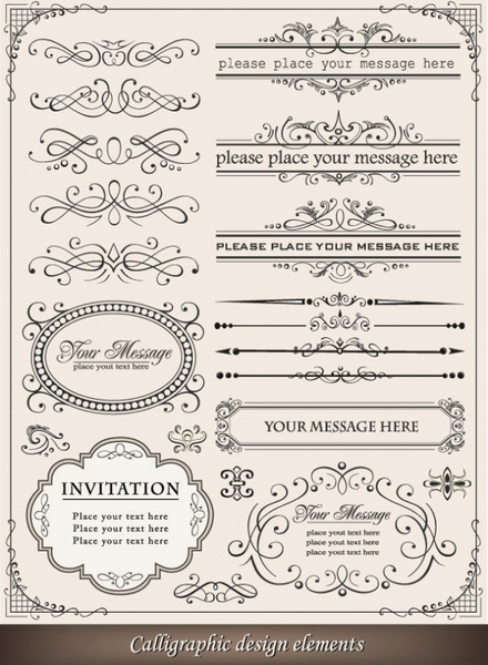europeanstyle lace border 03 vector