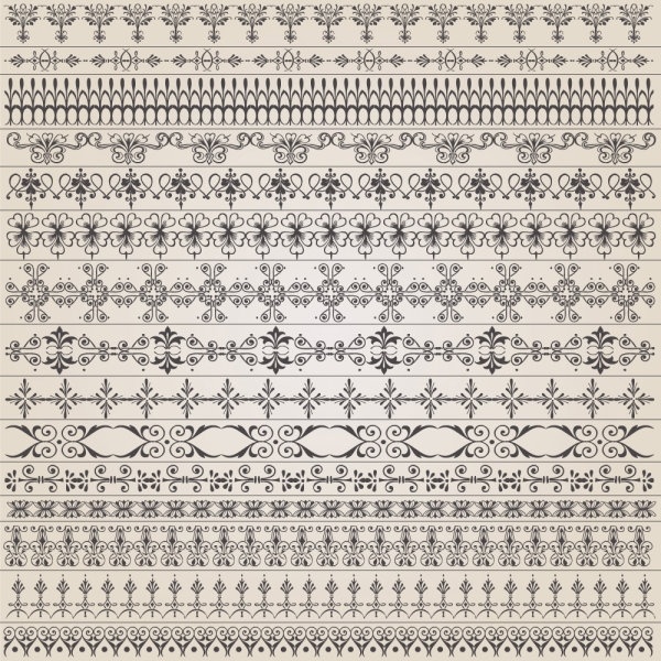 europeanstyle lace pattern 01 vector