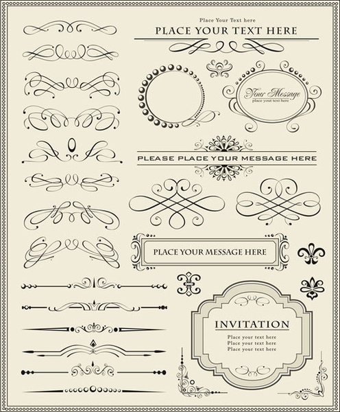 europeanstyle lace pattern 02 vector 