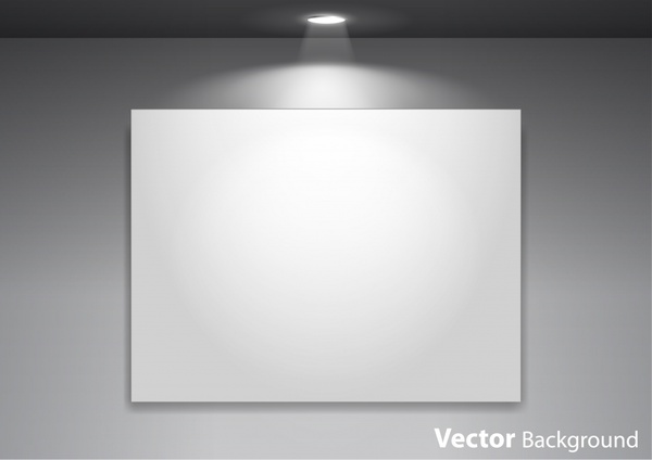 exhibition showing the effect of light vector